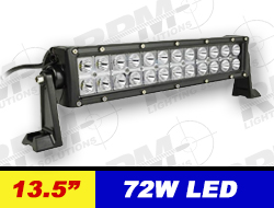 Car Truck LED Light Bar 72W 13.5 4D Work Light