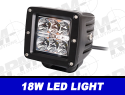 Car Truck LED 18W Spot Flood Headlight Work Light